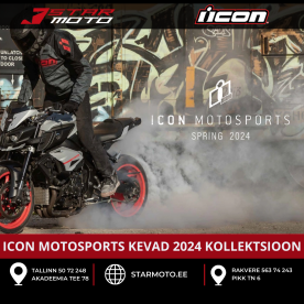 ICON motosports 2024 kevad kollektsioon saadaval