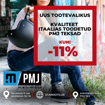 Uus tootevalikus! PMJ teksad