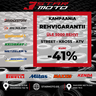 Rehvigarantii - parima hinnaga moto rehvid Eestis!