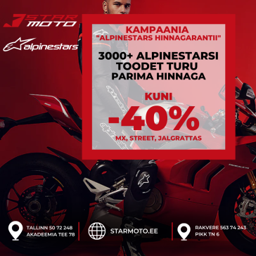 Alpinestars Street, MX, bike kuni -40%