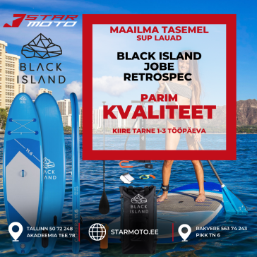 SUP lauad Jobe, Black Island, Retrospec ja Mistral