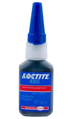 Loctite 480 - kiirliim must plast/kumm/metall 20g