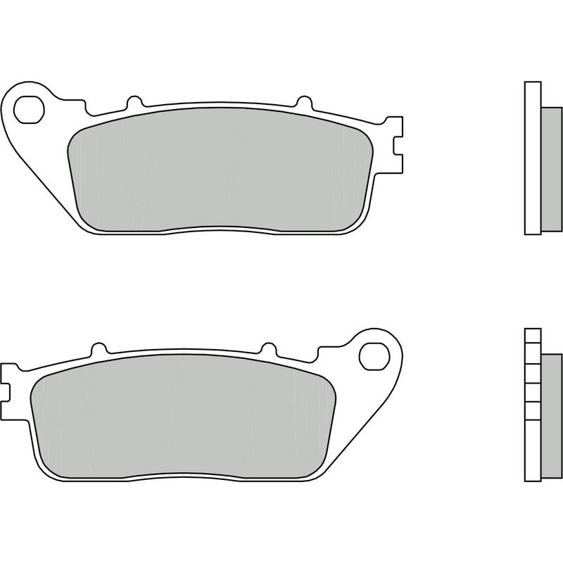 Piduriklotsid BREMBO Sintered tagumised maanteele
