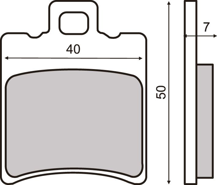 Brake pads, Front / Rear