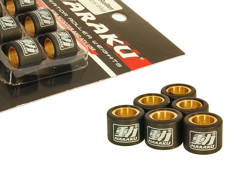 Naraku HD Variator roller set, Ø 15 x 12 mm 5,3g
