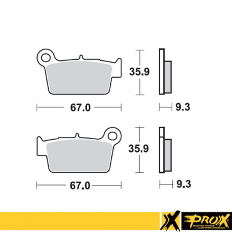 Tagumine piduriklots PROX KX250F/450F '04-23 + RM-Z250/450 '04-23