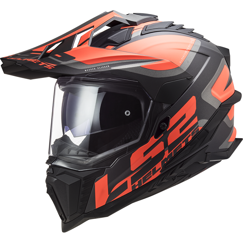Kiiver LS2 MX701 Explorer 06 Alter Matt Black/Fluo Orange