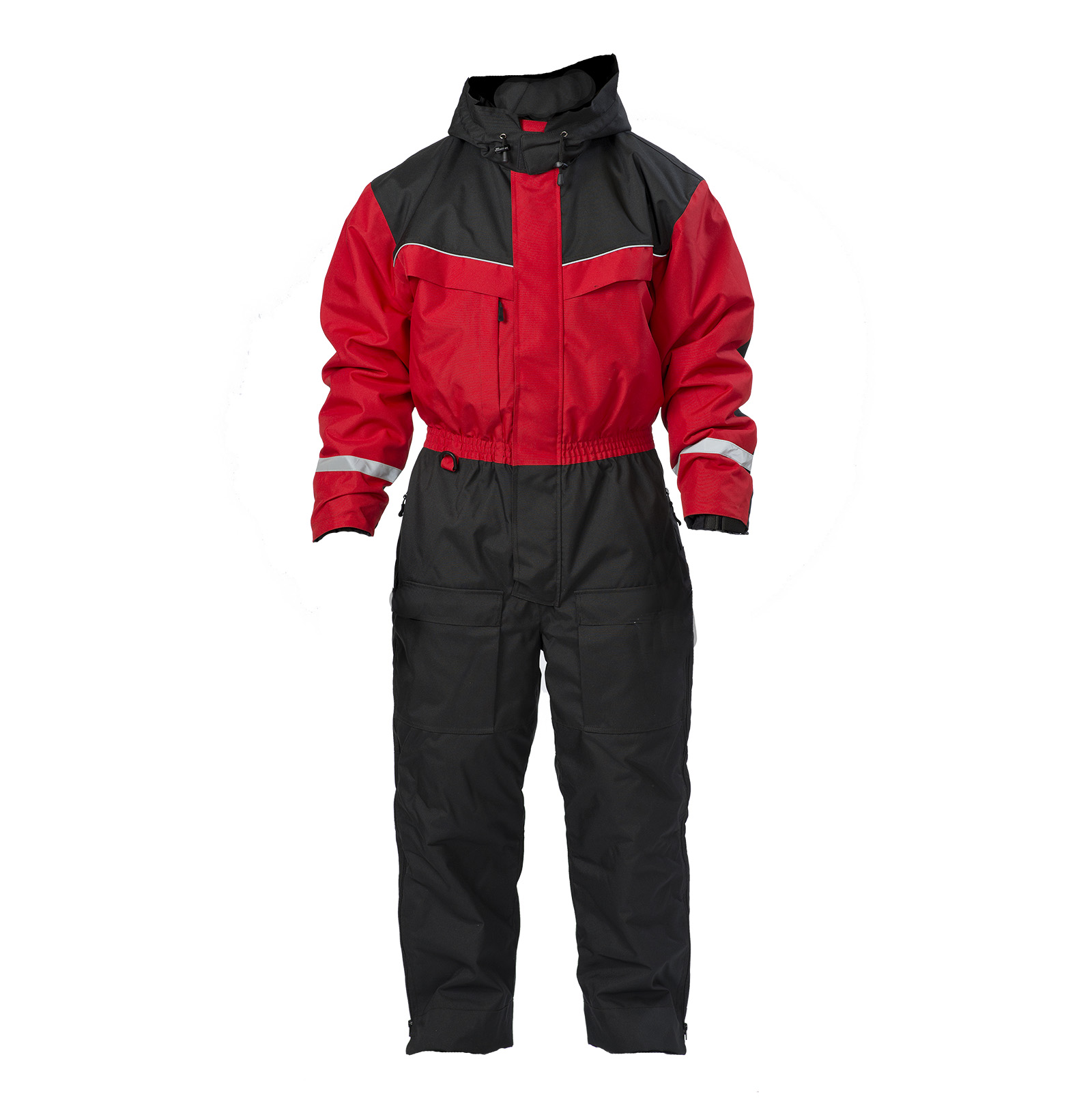 SnowPeople Safari overall red/black