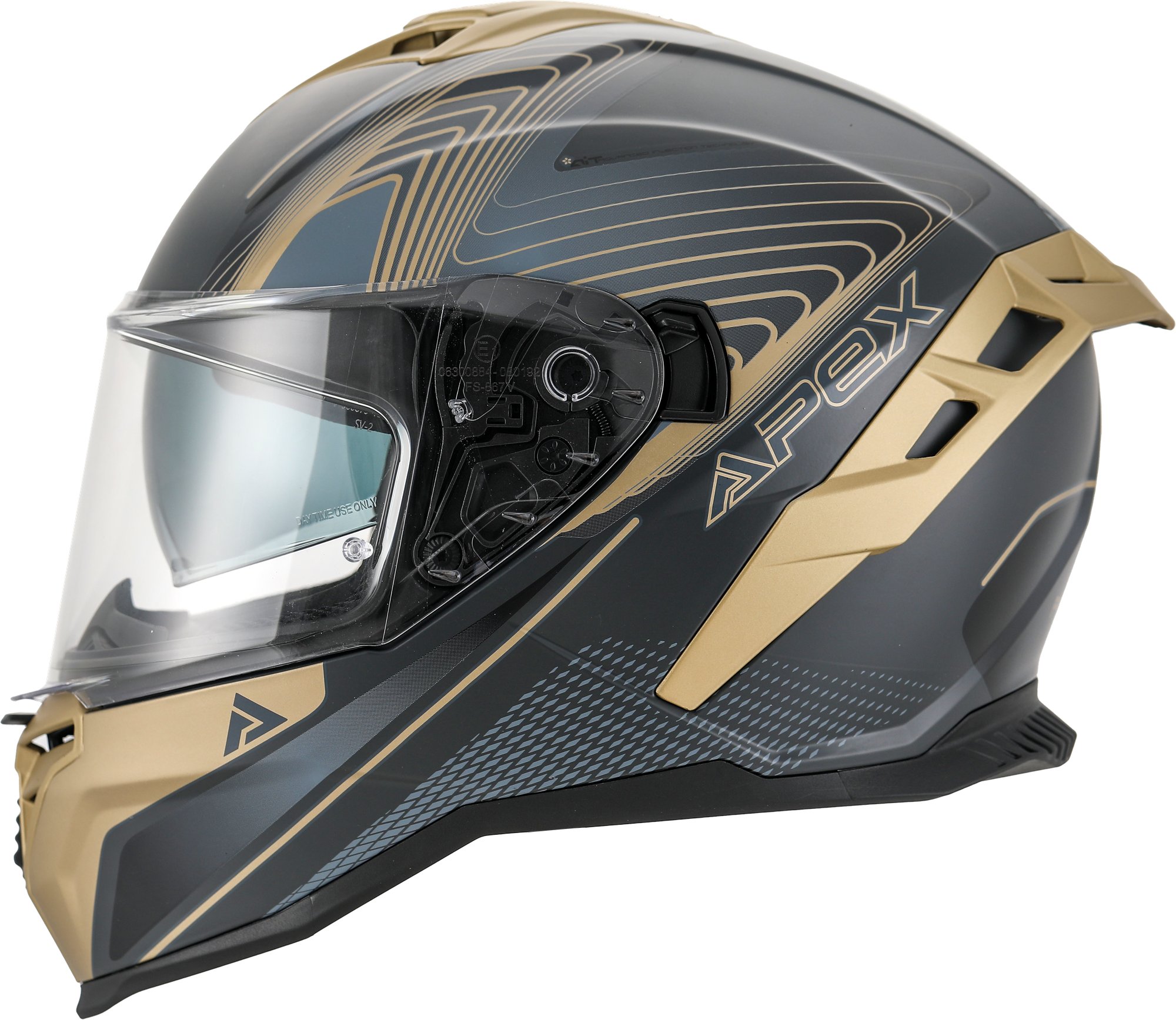 APEX kiiver FI200 Madrid must/kuldne