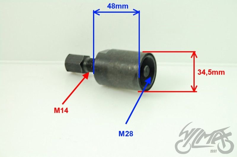 Magneeto tõmmits M28x1,00mm, sd M14