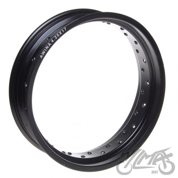 Velje võru 17"x4,25 36 kodarat, alumiinium must