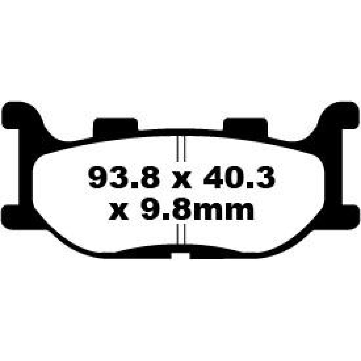 EBC DISC PAD SET