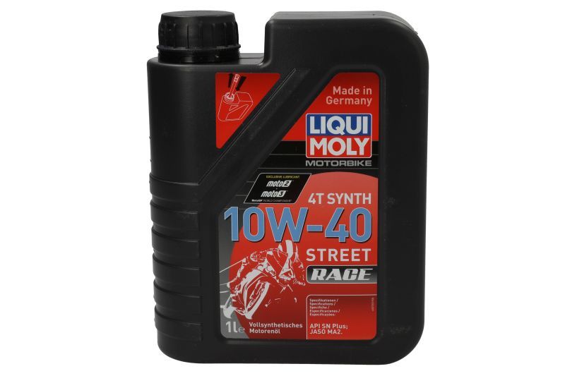 4T mootoriõli 10W40 LIQUI MOLY Race 1I 4T, API SN; SN PLUS JASO MA-2 sünteetiline