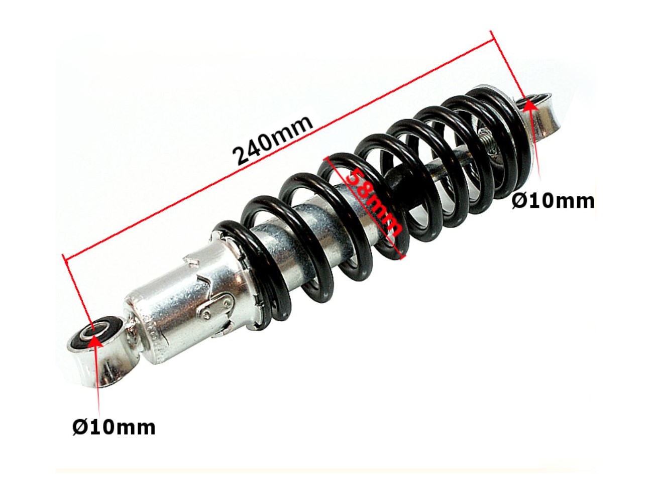 TAGUMINE AMORTISAATOR ATV 110/125 MUST HB