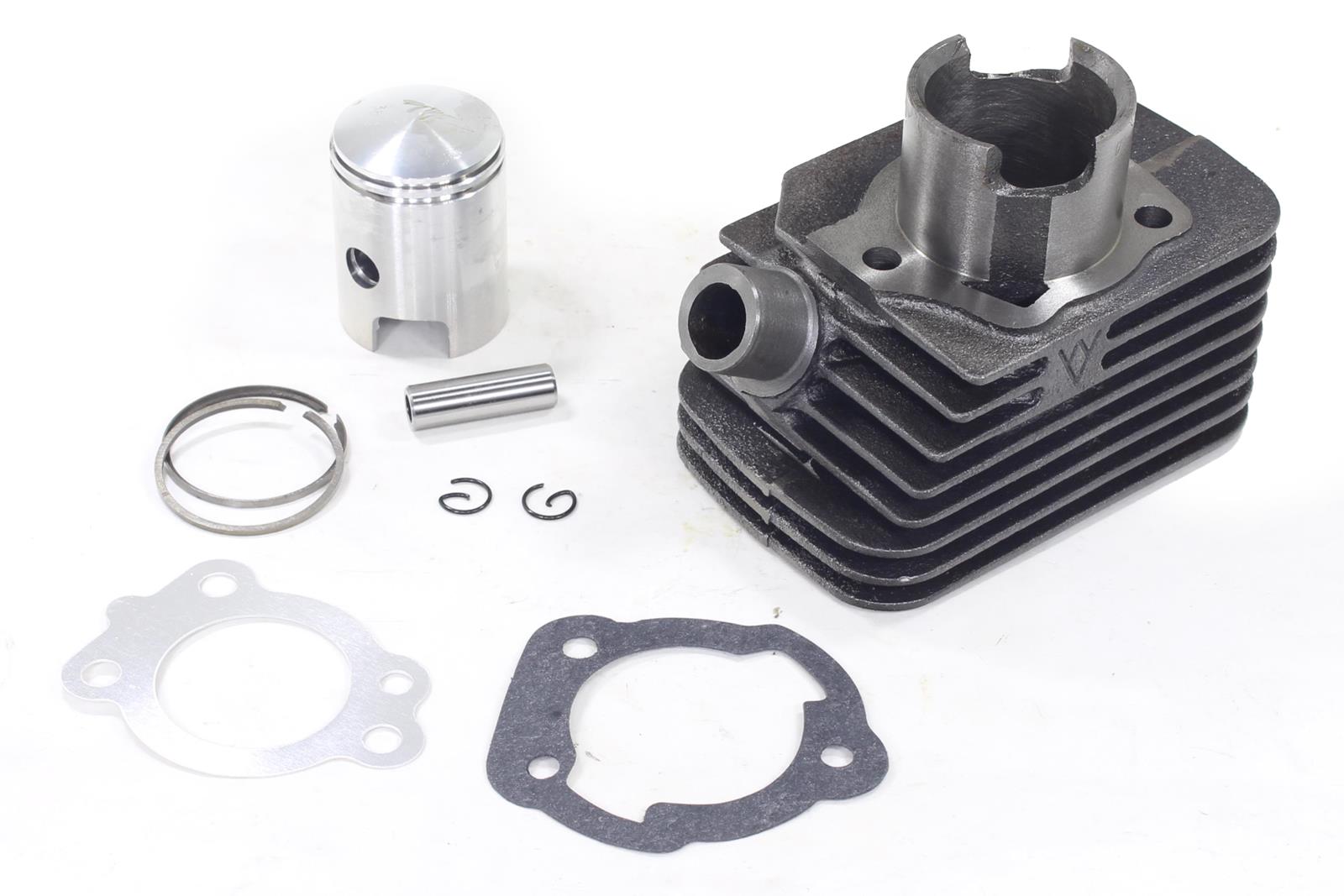 PIAGGIO BRAVO CIAO MOPEEDI SILINDER 50CCM 38mm PIN 10MM 2T KOMPLEKT SOBIB: PIAGGIO-BRAVO/CIAO/GRILLO/SI/SUPERBRAVO