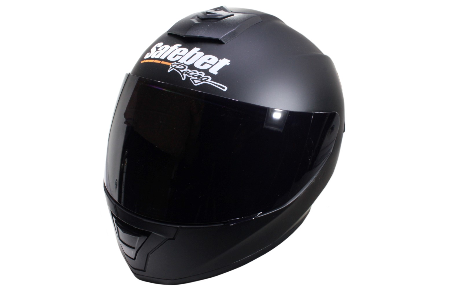 Kiiver SAFEBET HF-126S FLAT BLACK CIEMNA SZYBA (ilma ECE)