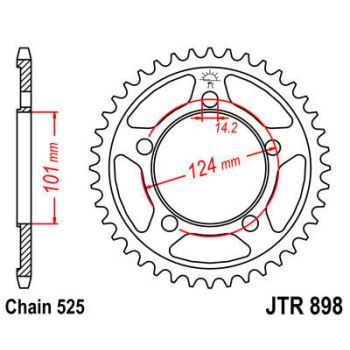 SPROCKET REAR