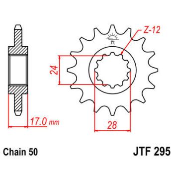 SPROCKET FRONT 15T 530 RU