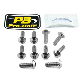 ROT BOLT KIT TIT M8X25 10