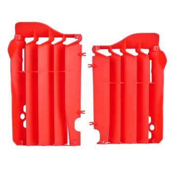 Polisport radiator louvers CRF450R 13-14 r?d