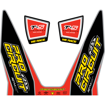 EXHAUST STICKER KIT T-5