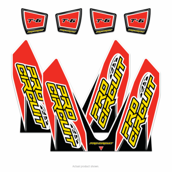 EXHAUST STICKER KIT T-6