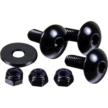 LIC PLT SREW PK 10 BLK