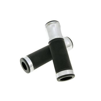 CNC Sport mustad käepidemed, kroomitud