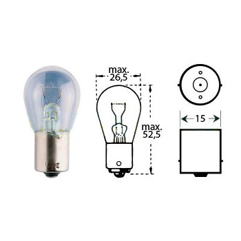 Bulb 6v 21w Ba 15s
