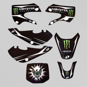 Plastikukleebiste komplekt Kawasaki Monster Energy - KLX110