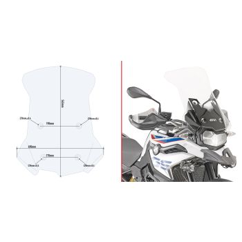 GIVI SPOILER BMW F850GS 2018