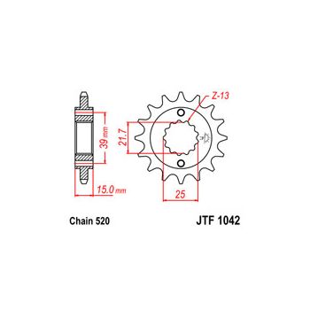 Esimene hammasratas JT 1042.14