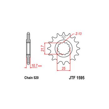 Esimene hammasratas JT 1595.16