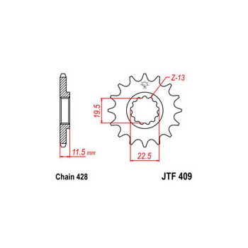 Esimene hammasratas JT 409.16