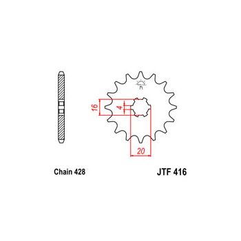 Esimene hammasratas JT 416.15