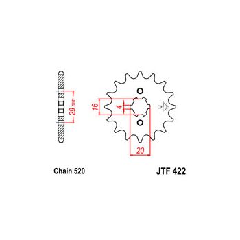 Esimene hammasratas JT 422.14