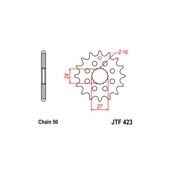 Esimene hammasratas JT 423.17