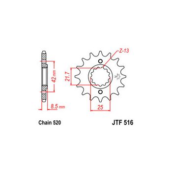 Esimene hammasratas JT 516.16