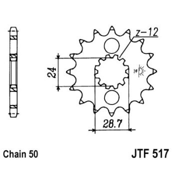 Esimene hammasratas JT 517.17