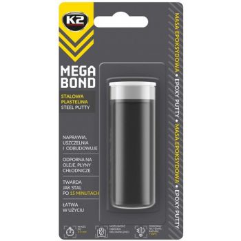 K2 MEGA BOND STEEL PUTTY EPOKSIIDMETALL 40G