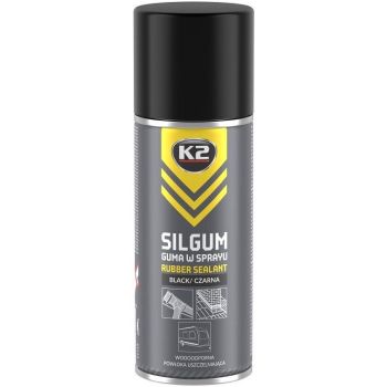 K2 SILGUM RUBBER SEALANT KUMMI PÕHINE HERMEETIK MUST 500ML/AE