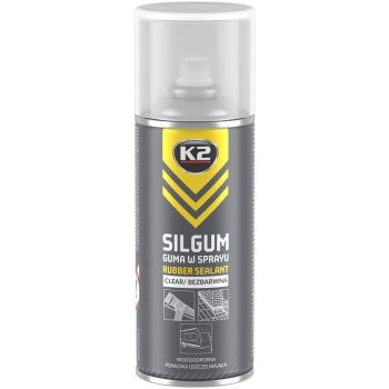 K2 SILGUM RUBBER SEALANT KUMMI PÕHINE HERMEETIK VÄRVITU 500ML/AE