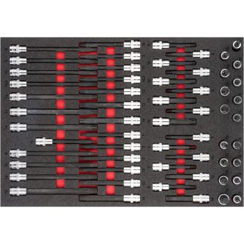 SCREWDRIVER SOCKET SET ? SIZE M5?–?M16 ? 58 PIECES