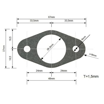 Summuti tihend 2-takti - Minarelli / CPI / Keeway