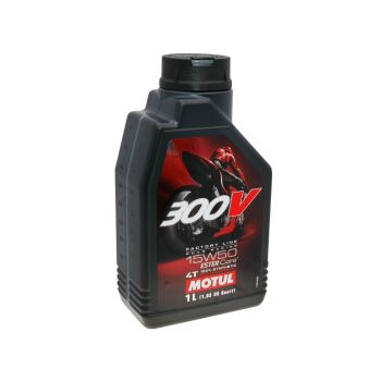 Motul mootoriõli 4-taktiline 4T 15W50 300V Factory Line Road Racing 1 liiter