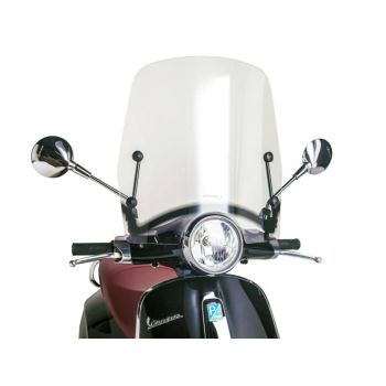 Puig T.S. läbipaistev / selge tuuleklaas Vespa Primavera 50, 125 2013- jaoks