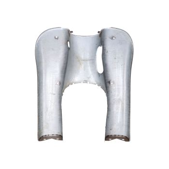 leg shield / knee plate Schmitt sheet unpainted for Simson KR51/2 Schwalbe