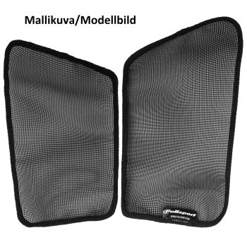 Polisport mesh for radiator louvers YZ125-250 05-18 Black