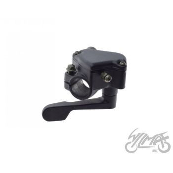 Pöidlagaas 22mm leistangile, CVK karburaatorile, must - universaalne