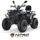 NITRO MOTORS 200cc maxi Kinder Quad Nero CVT Offroad 10 Sport